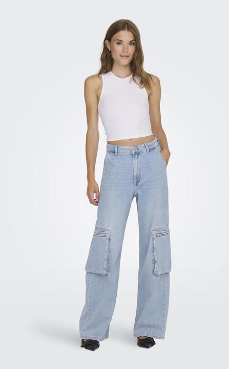 Produktbild Only ONLHOPE EX HW WIDE CARGO DNM CRO Loose Fit Jeans (31)