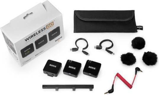 Produktbild RØDE Mikrofon-Funksystem Wireless GO Gen 3 mit Ladecase und Tuch