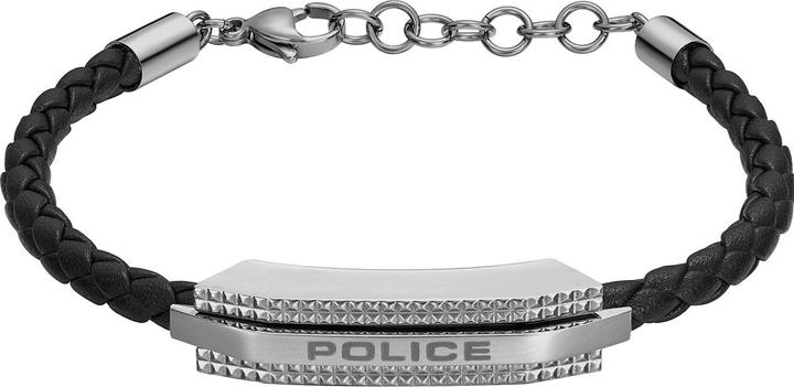Produktbild Police Gripcord Armband (21 cm, Leder, Edelstahl)
