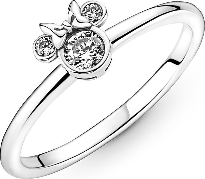 Produktbild Pandora Disney Minnie Maus Funkelnder Kopf Ring (50, 925 Silber)