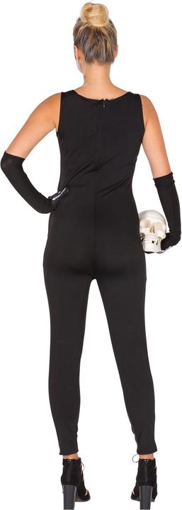 Produktbild Dressforfun Frauenkostüm sexy Skelett Jumpsuit (L)