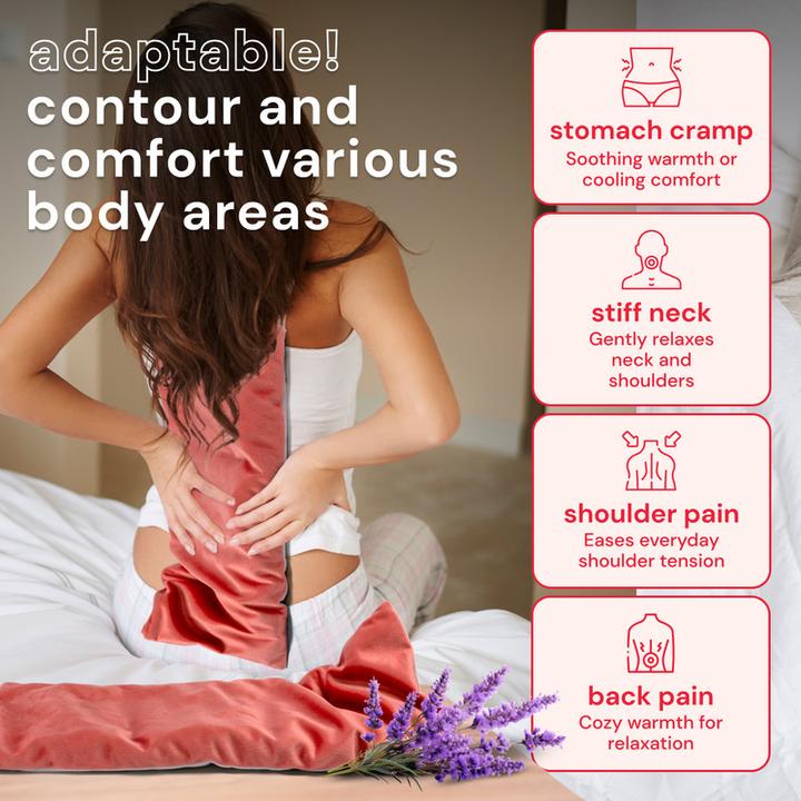 Image du produit Bodyotics Comfycuddle – Heiz- und Kühlkissen – Leinsamen – Lavendel