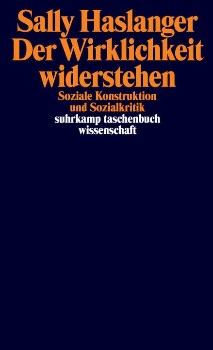 Actual product image Der Realität widerstehen (German, Sally Haslanger, 2021)
