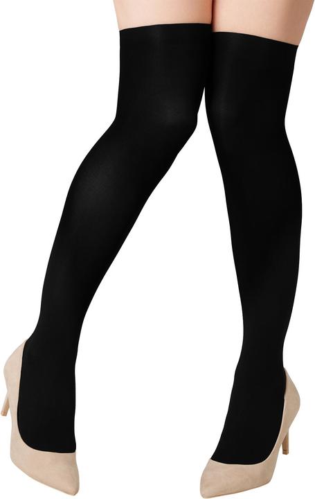 tectake Overknee-Strümpfe schwarz (One Size)