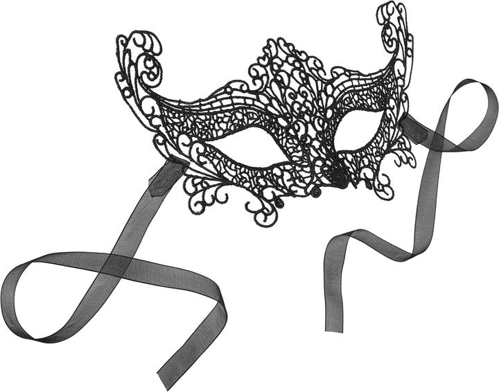 Actual product image tectake Black Lace Cat Mask