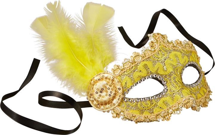 Image du produit tectake Masque vénitien avec une plume sur le côté