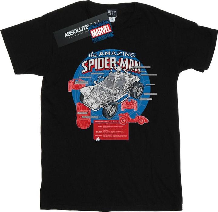 Image du produit - T-shirt SPIDER-MAN SPIDER-BUGGY BREAKDOWN - Homme (XL)