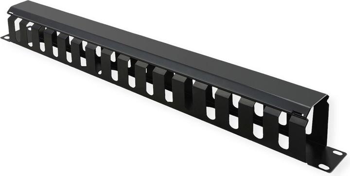 Produktbild Value 19"-Kabelfhrg.1HE 40x40mm schwarz