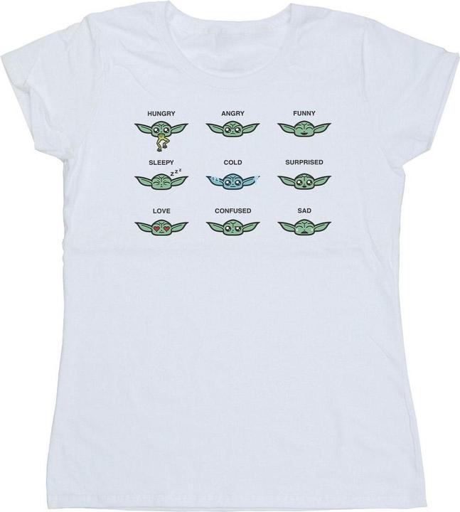 Immagine prodotto Star Wars Mandalorian Grogu Mood Maglietta Donna (XL)