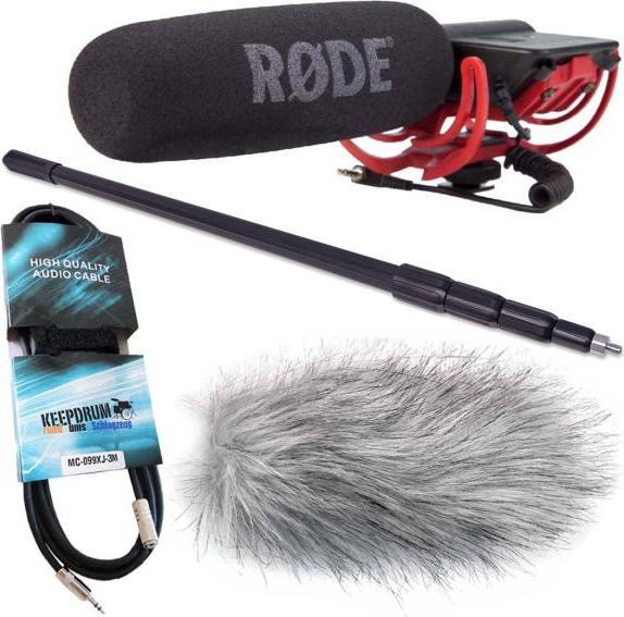 Produktbild RØDE Videomic mit Tonangel 3m mit Windschutz und Kabel