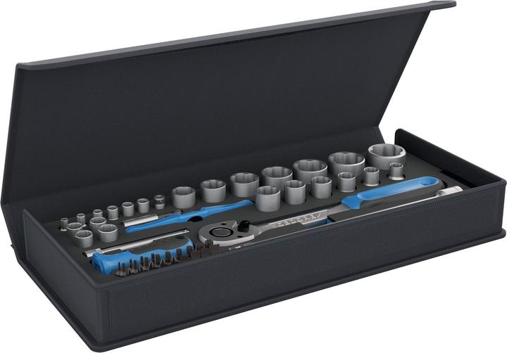Image du produit Gedore TC 19-20-MU-10 Jeu de douilles 1/4"+1/2" 52 pièces (1/4")