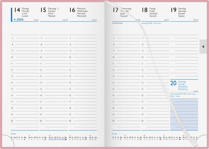 Produktbild Biella Geschäftsagenda Colorful 7 (14.5 x 20.5 cm)