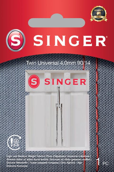 Produktbild Singer TWIN Nähmaschinennadel, 4mm, 90/14