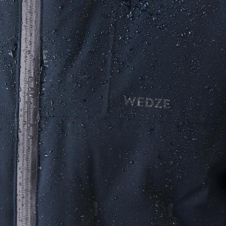 Actual product image Wedze Children's ski jacket padded warm and waterproof - 500 blue (164)