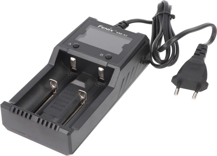 Actual product image Fenix ARE-A2 charger for two 10440, 14500, 16340, 18650, 26650, 21700 batteries (Chargers without battery)