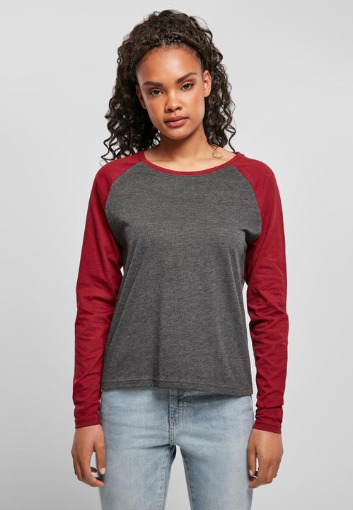 Immagine prodotto Urban Classics Donna Raglan a maniche lunghe a contrasto (L)