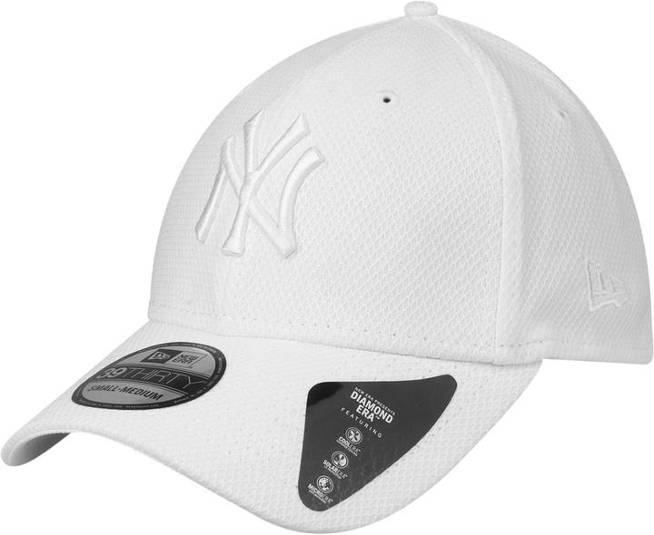 Produktbild New Era 39Thirty Diamond Cap - New York Yankees weiss - L/XL (L)