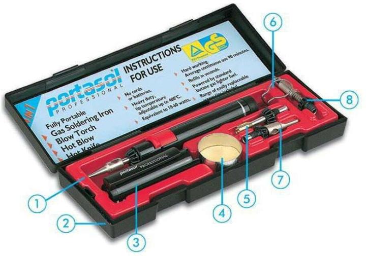 Actual product image Velleman Complete Portasol Set - Semi-Professional (P-1K) Mk2