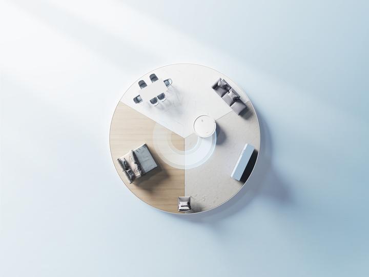 Actual product image Xiaomi Vacuum cleaner - robot E10, White (Vacuum mopping robot)