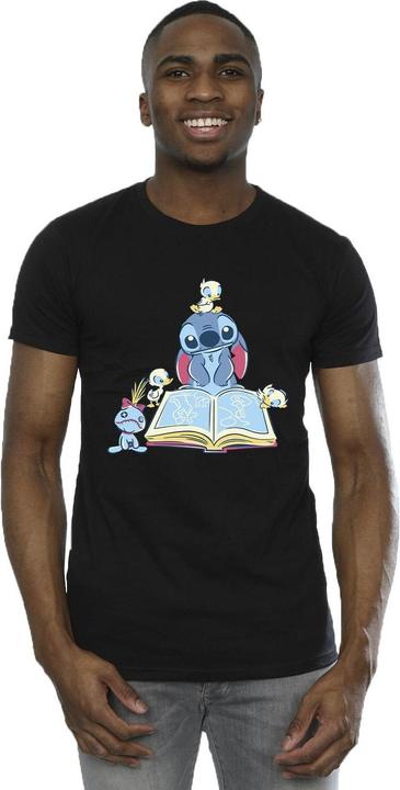 Produktbild Disney Lilo & Stitch Reading A Book TShirt (L)