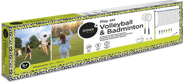 Image du produit Didak Set de volley-ball et de badminton 610X160Cm