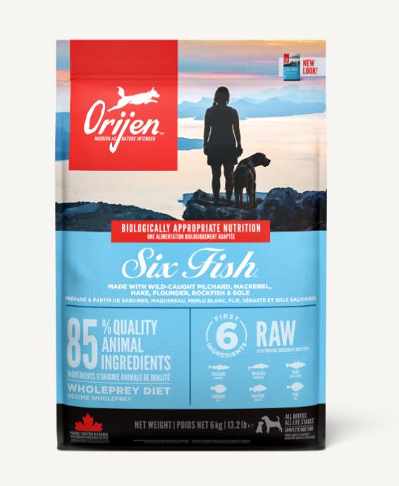 Produktbild Orijen Six Fish (Adult, 1 Stk., 11400 g)