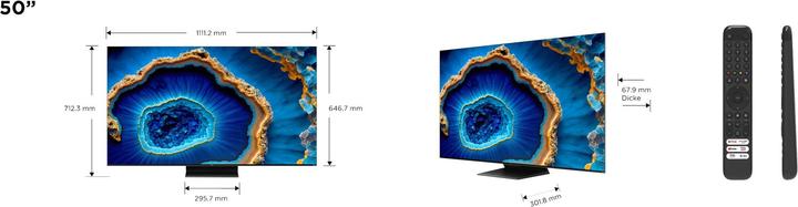 Produktbild TCL 50C805 (50", LED, 4K, 2023)