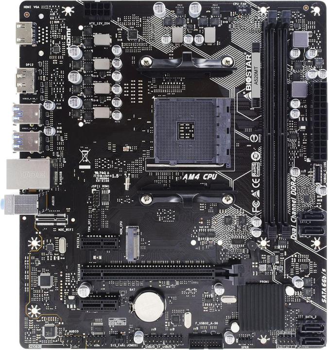 Actual product image Biostar A520MT (AM4, AMD A520, mATX)