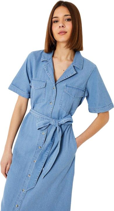 Image du produit Dorothy Perkins Womens/Ladies Denim Button Through Midi Dress (38 D)