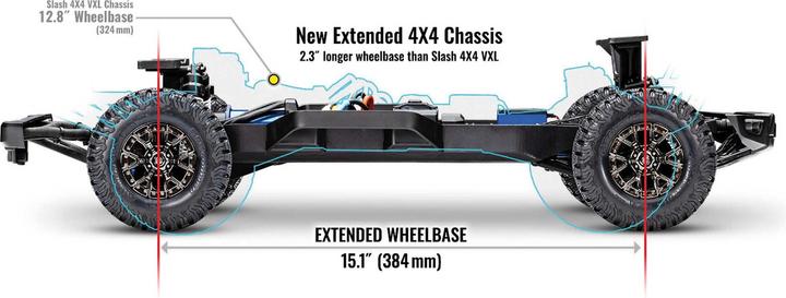 Actual product image Traxxas FORD RAPTOR-R 4X4 VXL BLUE 1/10 PRO-SCALE RTR BRUSHLESS, O. BATTERY/CHARGER (RTR Ready-to-Run)