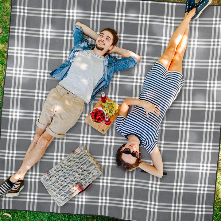 Actual product image Relaxdays Picnic blanket