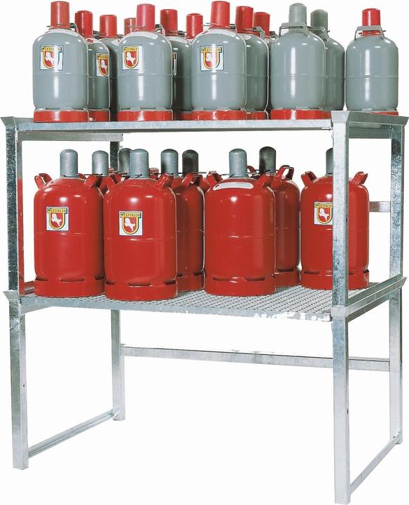 Actual product image asecos Shelf for gas cylinder depots