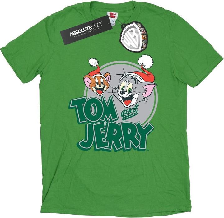 Tom & Jerry Christmas Greetings TShirt (XXL)