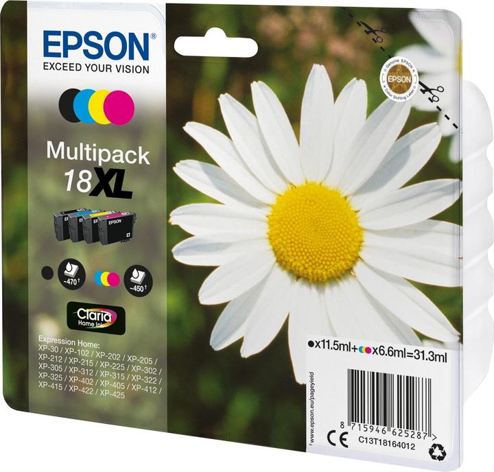 Immagine prodotto Epson 18XL Multipack - Cartuccia di stampa (M, FC, C, Y)