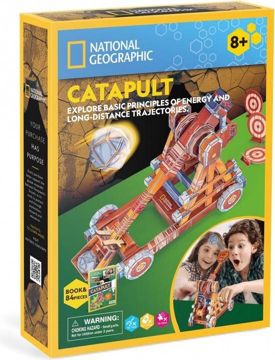 Productafbeelding Cubicfun Puzzel 3D National Geographic Katapult (84 onderdelen)