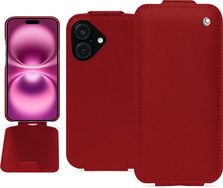 Productafbeelding Noreve Verticale jas van kalfsleer (Apple iPhone 16 Plus)
