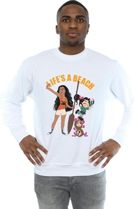 Immagine prodotto Disney Wreck It Ralph Moana And Vanellope Felpa Uomo (XL)