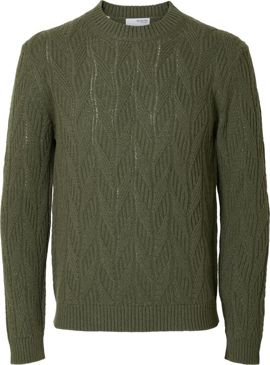 Selected Homme Zopfstrick Strickpullover