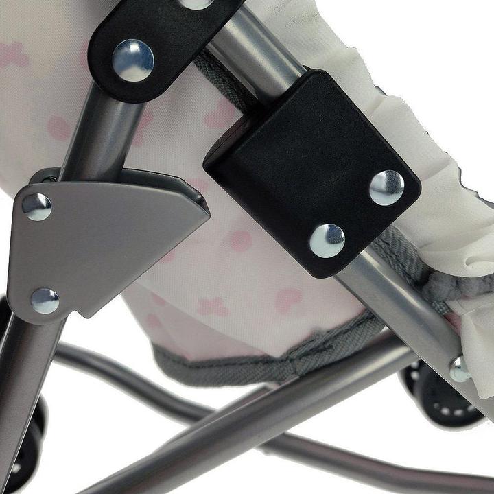 Immagine prodotto Reig Seggiolino per bambole ombrello rosa a pois bianchi