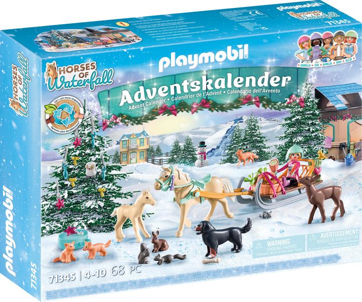 Productafbeelding Playmobil Adventskalender Paarden: Kerstsleetocht