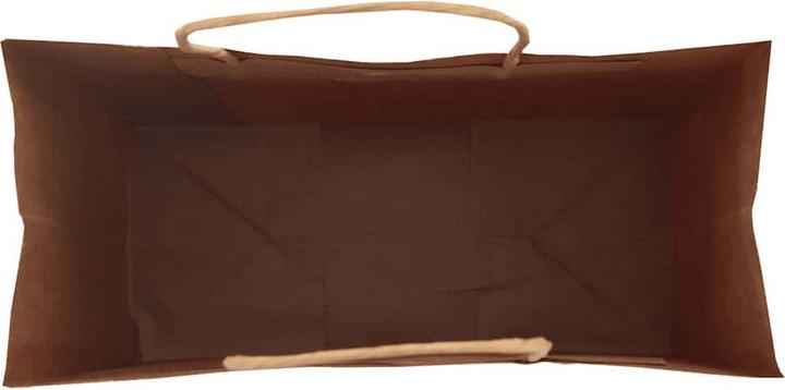 Actual product image VidaXL Kraft paper bags 50 pcs. with handle black 18x8x22 cm paper bag (Gift bag, 50 x)