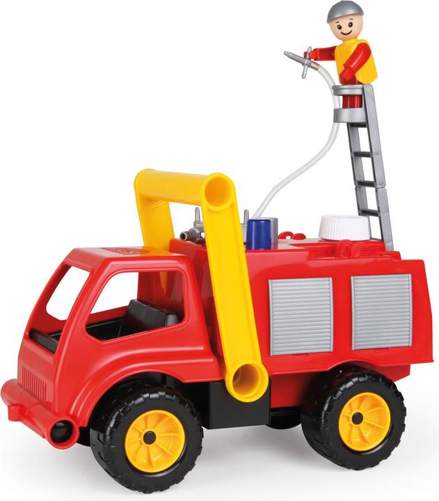 Actual product image Lena Fire truck, Truck, Fire truck, Indoor/outdoor, 3 yr(s), Plastic, Black, Grey, Red, Yellow