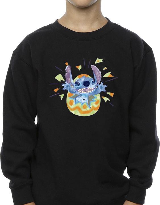 Actual product image Disney Boys Lilo & Stitch Cracking Egg Sweatshirt (104)