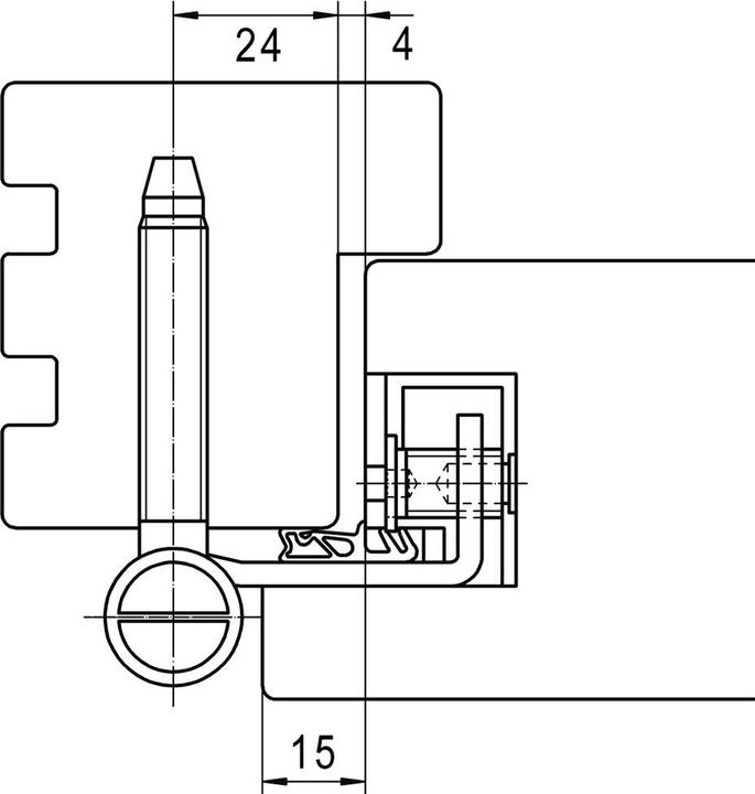 Produktbild Simonswerk Haustürbänder BAKA Protect 2010 2D und 2D FD