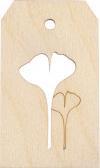Produktbild Rayher Holz Anhänger Gingkoblatt, FSC Mix Credit, natur