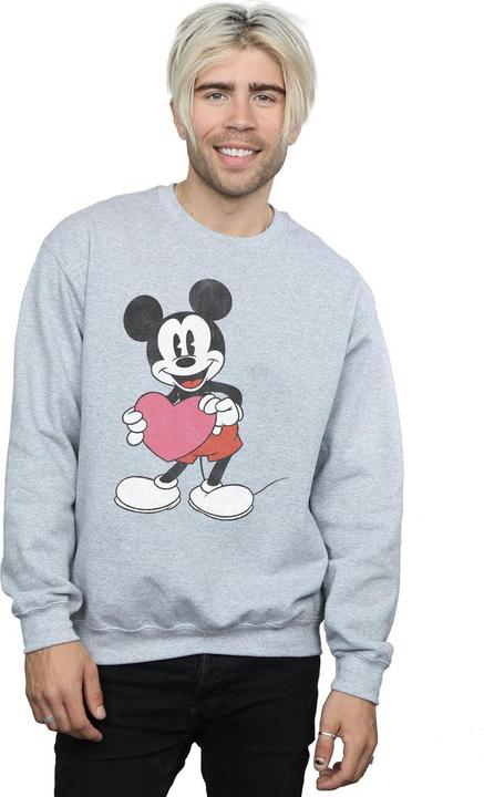 Immagine prodotto Disney Mickey Mouse Valentine Heart Felpa Uomo (L)