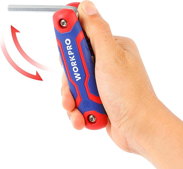 Produktbild Workpro Aussen-Sechskant Sechskantschlüssel 1.5 mm, 2.0 mm, 2.5 mm, 3.0 mm, 4.0