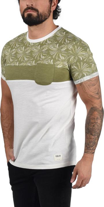 Immagine prodotto Solid Florian T-Shirt Con Disegno Maglietta A Manica Corta Da Uomo Con Girocollo In Cotone 100% (L)