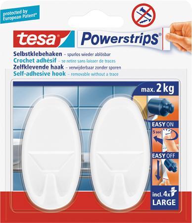 Actual product image tesa Powerstrips Hook large Classic