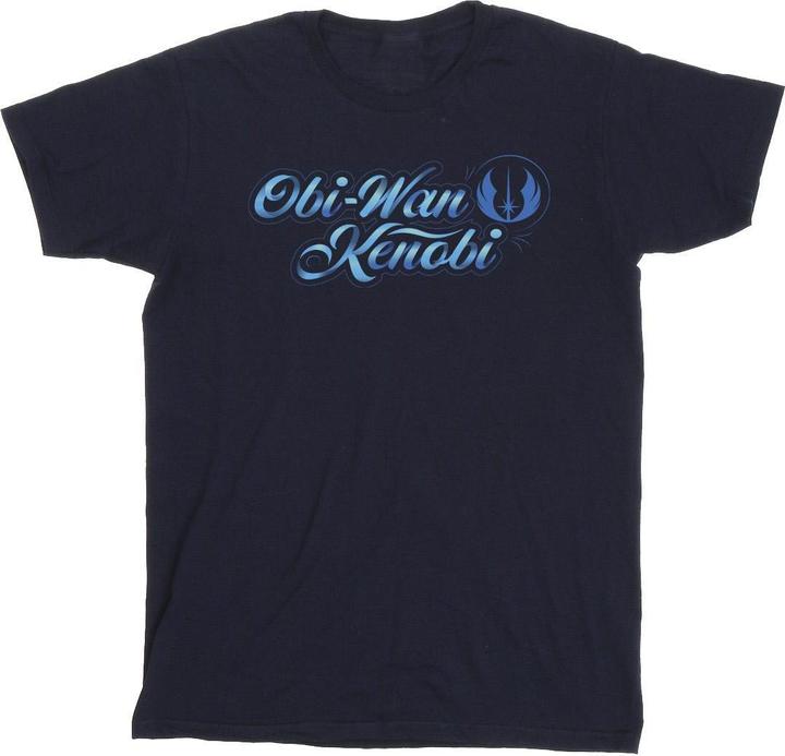 Star Wars ObiWan Kenobi Ribbon Font TShirt